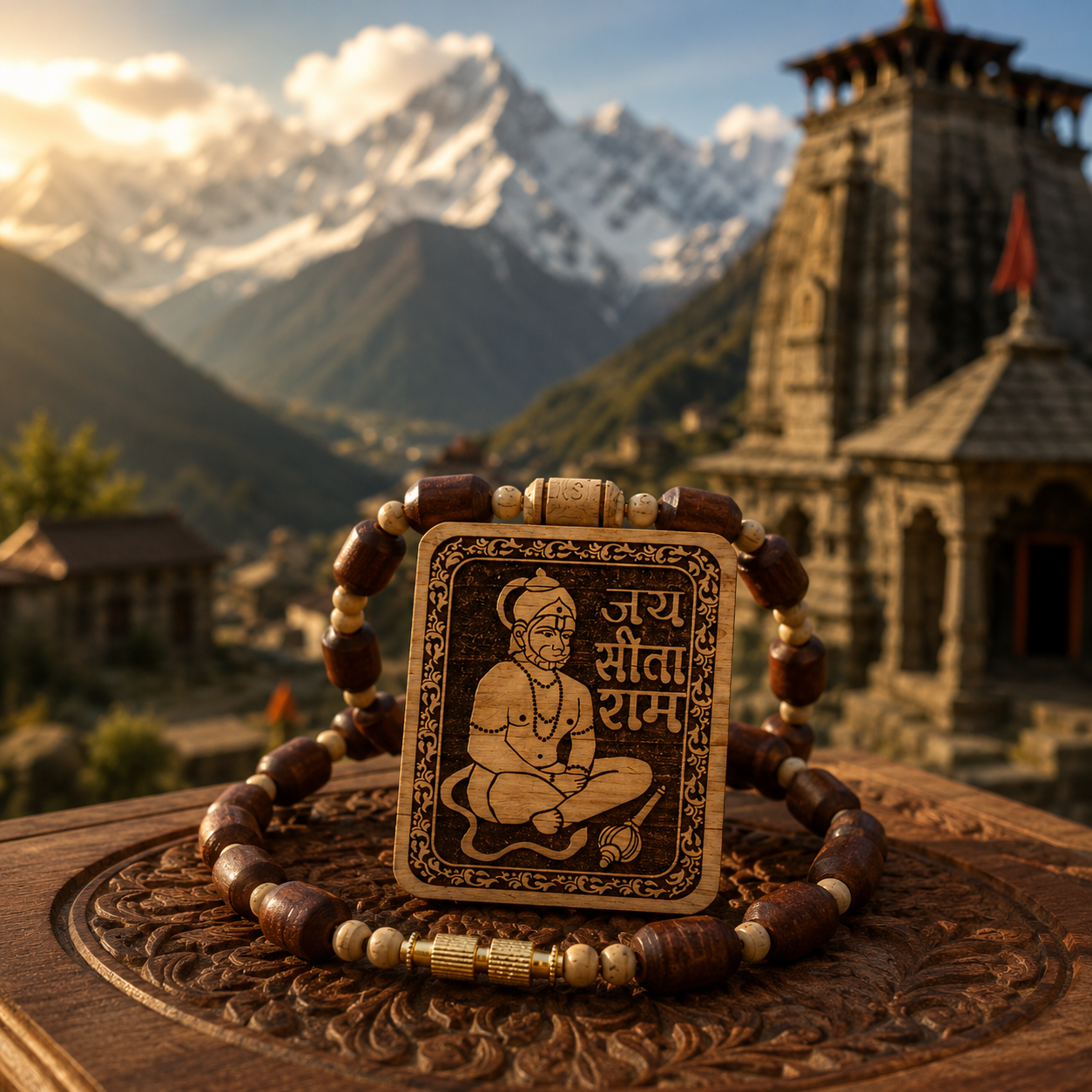 SacredKart TulsiRaksha Hanuman Ji Locket ( Pack Of 2 )
